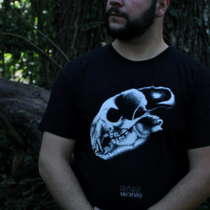 Bear Skull // Archaïq. // Black T-Shirt (Male)