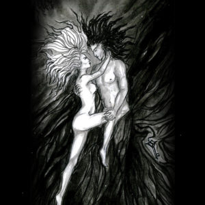 Les Amants D’Ys version fond noir // Tirage d’Art PRE-COMMANDE